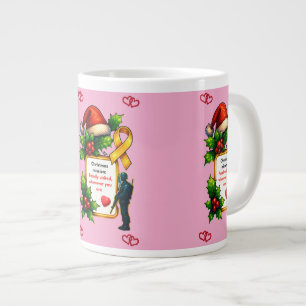Caneca De Café Grande Natal Militar Família Combinando – Cristo