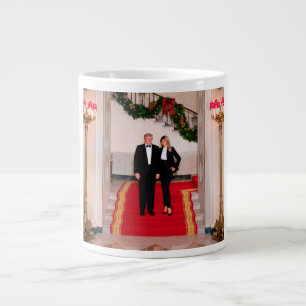 Caneca De Café Grande Natal: Presidente Donald Trump e Melania