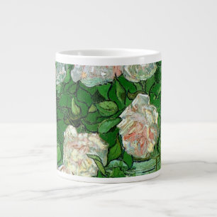Caneca De Café Grande Natureza-Morta: Rosas Rosas por Vincent van Gogh