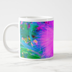 Caneca De Café Grande Natureza Psicodélica Milkweed Roxo Ultra-Violeta