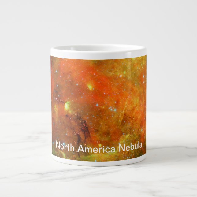 Caneca De Café Grande Nebulosa da América do Norte (Frente)