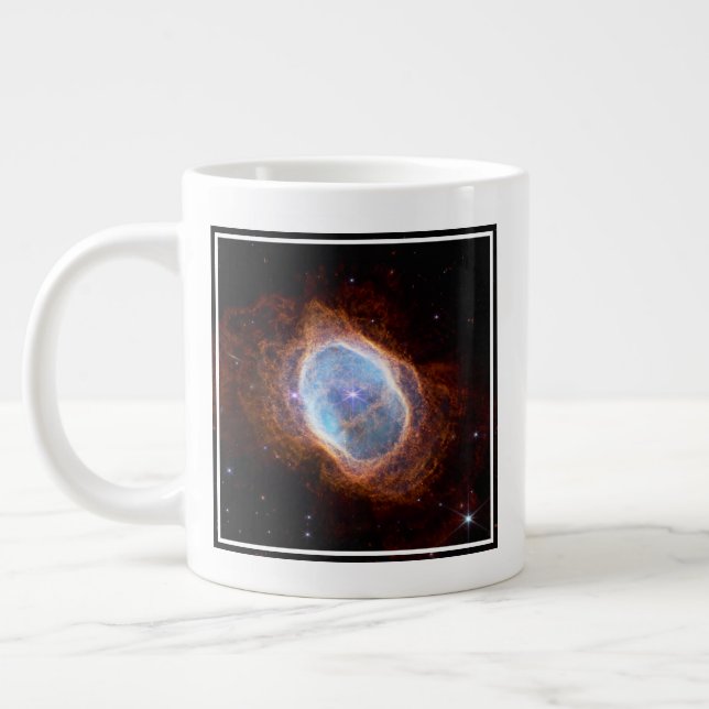 Caneca De Café Grande Nebulosa do Anel Sul (Esquerda)