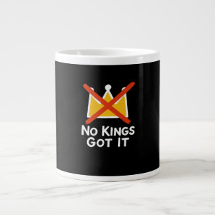 Caneca De Café Grande Nenhum Rei - Desafiador Ao Povo Anti-Tirania 1