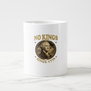 Caneca De Café Grande Nenhum Rei Desde 1776 Clássico