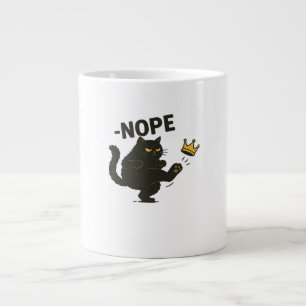 Caneca De Café Grande Nenhum Rei na América Essencial Legal Único
