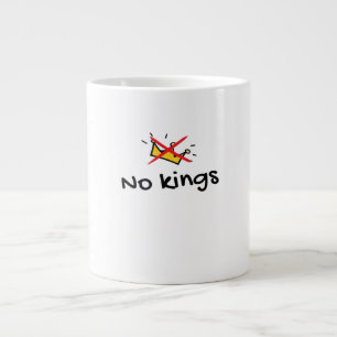 Caneca De Café Grande Nenhum Rei na América Estilo Clássico Retro