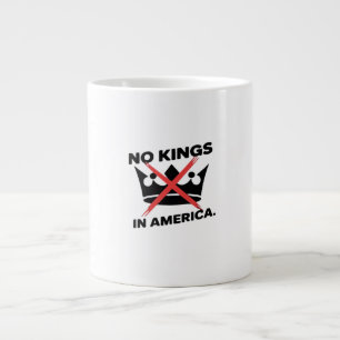 Caneca De Café Grande Nenhum Rei na América Estilo Retro Anti Essencial