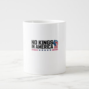 Caneca De Café Grande Nenhum Rei Na América EUA Casual Criativo