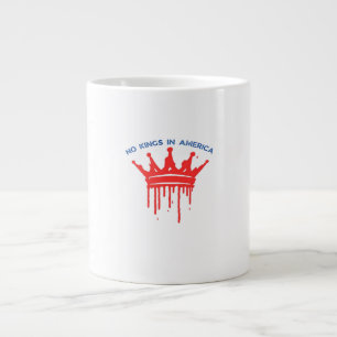 Caneca De Café Grande Nenhum Rei na América II Clássico