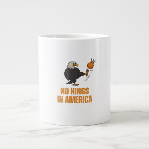 Caneca De Café Grande Nenhum Rei Na América Nós O Povo Política Vintage