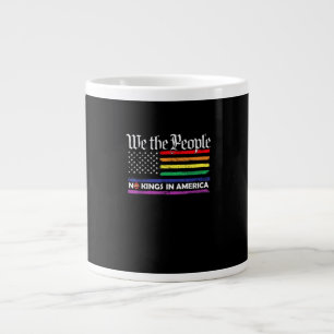 Caneca De Café Grande Nenhum Rei na América Nós, o Povo Projeto Criativo