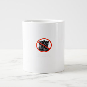 Caneca De Café Grande Nenhum Rei Nos EUA América Diz Sem Rei Clássico Re