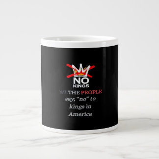 Caneca De Café Grande Nenhum Rei Nós, o Povo Estilo Clássico de Liberdad