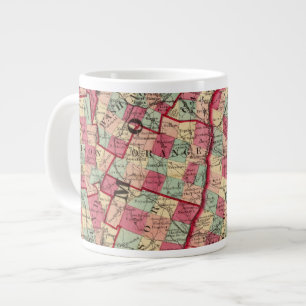 Caneca De Café Grande New Hampshire e Vermont 2