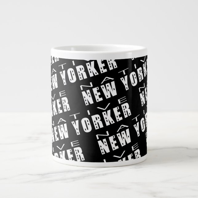 Caneca De Café Grande New Yorker nativo (Frente)