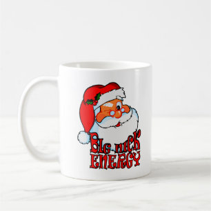 Caneca De Café Grande Nick Papai noel Energia - Papais noeis Retr