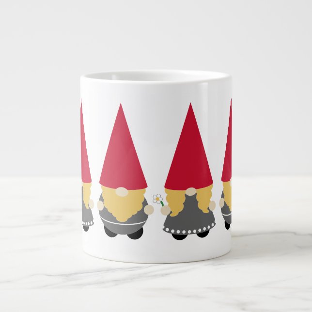 Caneca De Café Grande Nisse escandinavo (Frente)