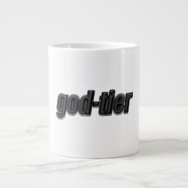 Caneca De Café Grande Nível de Deus