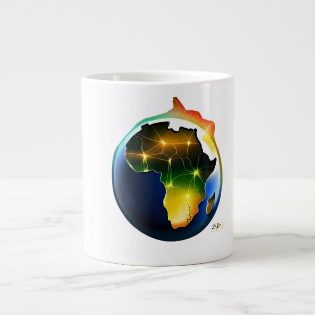 Caneca De Café Grande No começo (Frente)