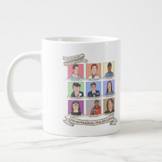 Caneca De Café Grande No Entanto, Ela Persiste 20 Oz.Jumbo Mug