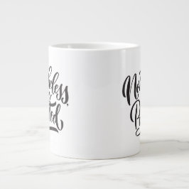 Caneca De Café Grande No Entanto, Ela Persiste Jumbo Mug Duplos