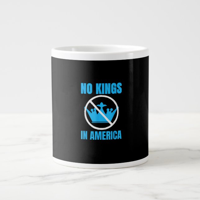 Caneca De Café Grande No Kings In America Court Ruling Saying (Frente)