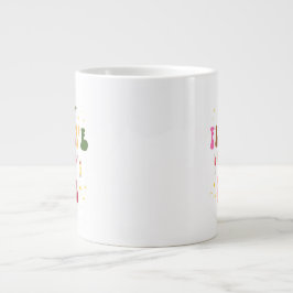 Caneca De Café Grande No Natal Festivo Da Minha Era AF