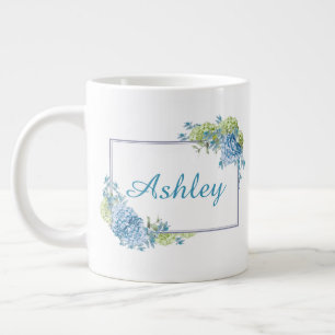 Caneca De Café Grande Nome Cursivo Personalizado