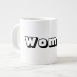 Caneca De Café Grande Nome de Texto para Mulheres Texto Preto Cor Texto<br><div class="desc">Nome de Texto das Mulheres Texto Preto Cor de Texto Preto Estilo Mug Estilo Jumbo Pakenham, Corda Confortável</div>