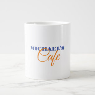 Caneca De Café Grande Nome do Classic Simple Clean Professional Simple