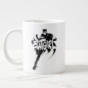 Caneca De Café Grande Nome do Pincel de Tinta da Batgirl