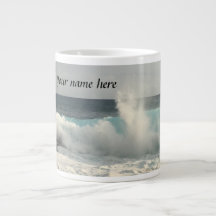 Nome Personalizado Hawaii Jumbo Coffee Mug