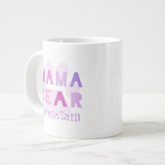 Caneca De Café Grande Nome Personalizado Mama urso