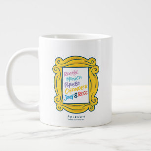 Caneca De Café Grande Nomes de FRIENDS™ no Olho Mágico