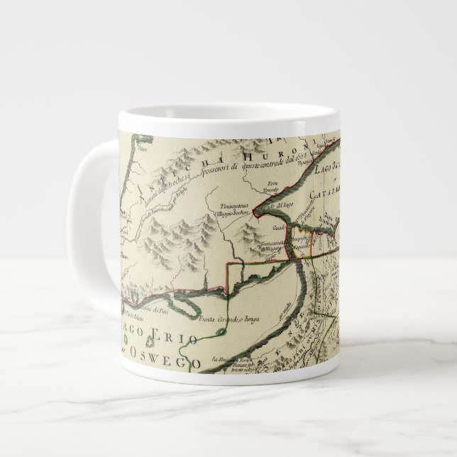 Caneca De Café Grande Nordeste dos Estados Unidos (Frente Esquerda)