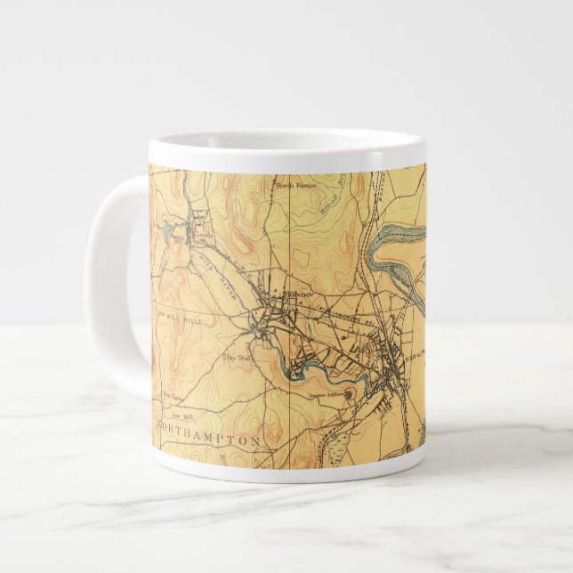 Caneca De Café Grande Northampton (NA) 1886 Coffee Mug (Frente Esquerda)