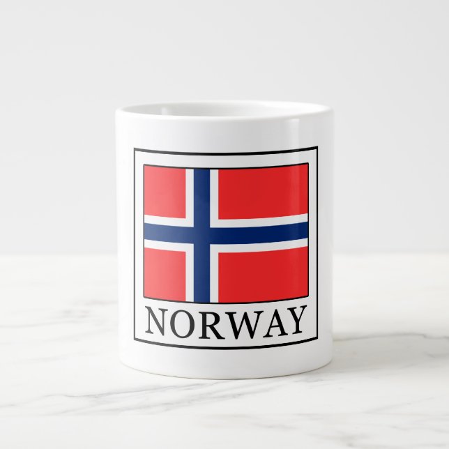 Caneca De Café Grande Noruega (Frente)