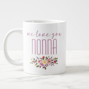 Caneca De Café Grande Nós Te Amo Não Rosa