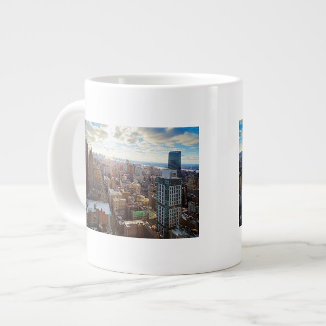 Caneca De Café Grande Nova Iorque (Frente Esquerda)