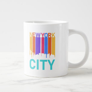Caneca De Café Grande "Nova York", "Eu Amo Nova York" Design Personaliza