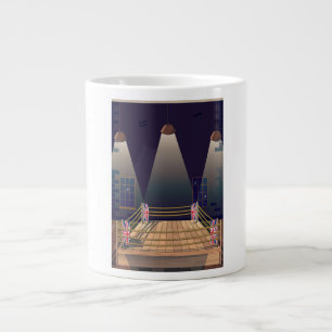 Caneca De Café Grande Novosibirsk Siberia soviet poster