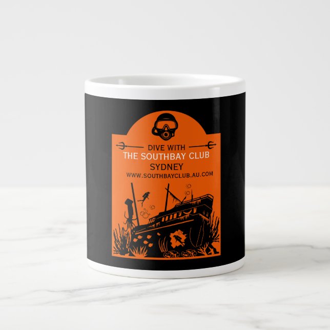 Caneca De Café Grande Núcleo de naufrágios (Frente)