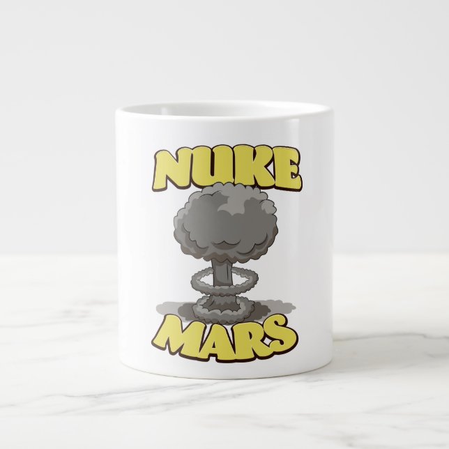 Caneca De Café Grande Nuke Marte (Frente)