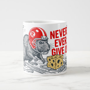 Caneca De Café Grande Nunca desista 2