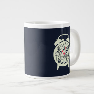 Caneca De Café Grande Nunca é tarde demais