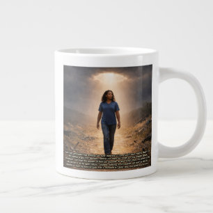 Caneca De Café Grande Nunca separado de Deus