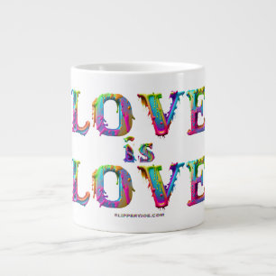 Caneca De Café Grande O amor de SlipperyJoe é amor derretendo dinâmica