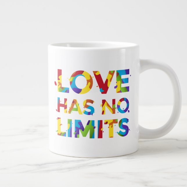 Caneca De Café Grande O Amor Não Tem Limites (Direita)