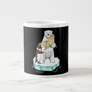 Caneca De Café Grande O aquecimento global da consciência das alteraç