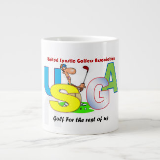 Caneca De Café Grande O assistente de treinamento de Golfistas Espastico